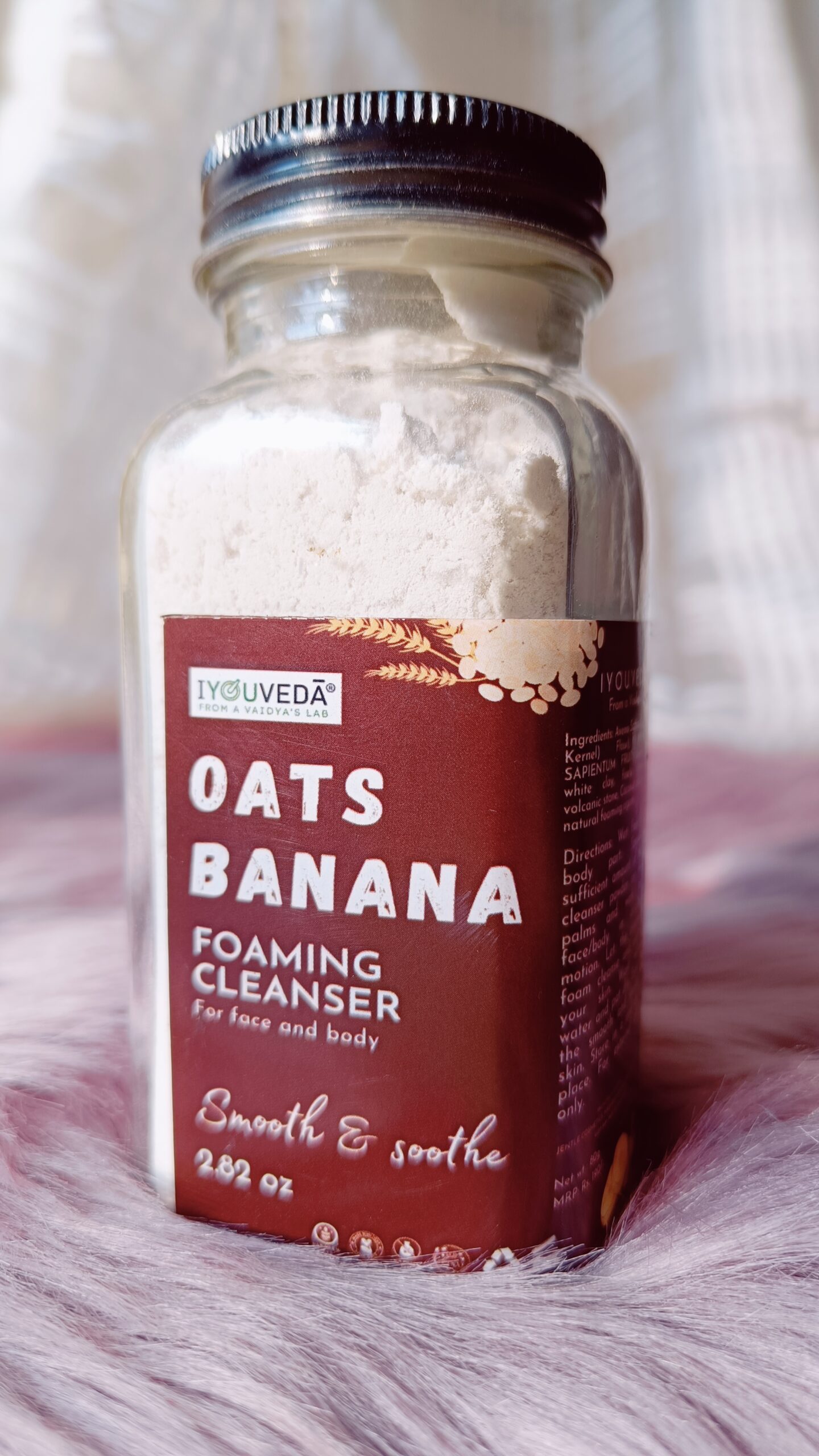 OATS BANANA foaming cleanser